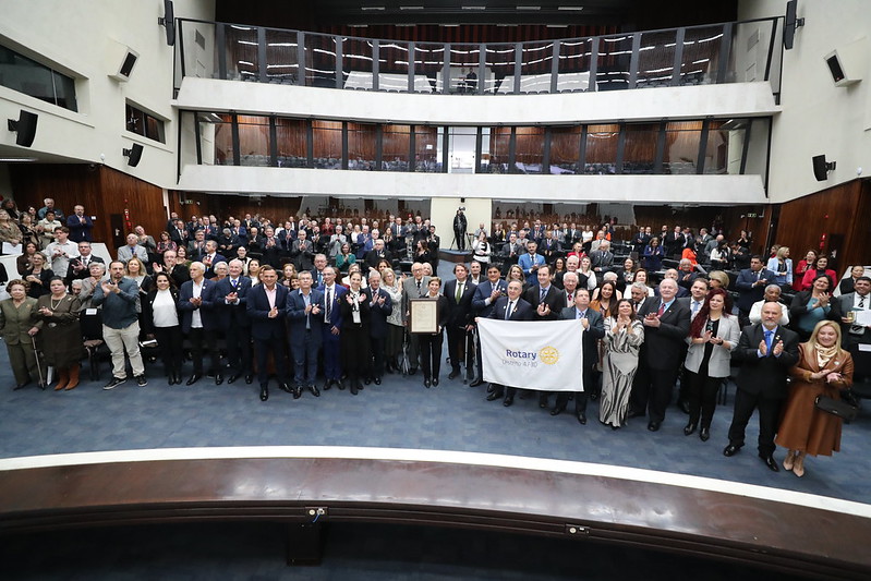 Presidente do MPP recebe na Assembleia homenagem pelo Dia do Rotariano Paranaense