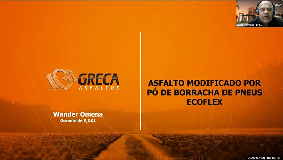 Asfalto de borracha é tópico de apresentação durante encontro semanal do Comitê de Infraestrutura