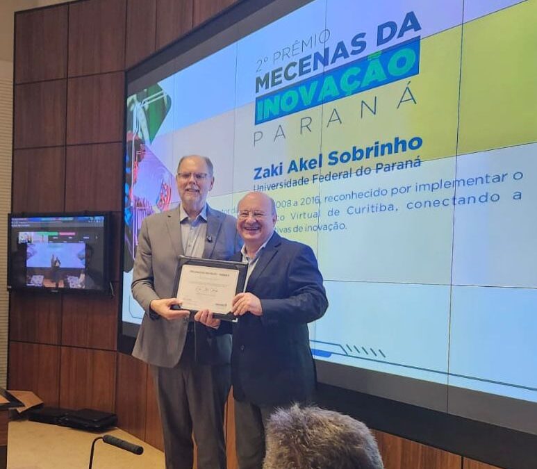 Zaki Akel Sobrinho recebe título de Mecenas da Inovação em premiação